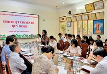 Đảng bộ Ban Tuyên giáo và Dân vận Tỉnh ủy: Sinh hoạt chuyên đề “Cách mạng tháng Tám - dấu mốc lịch sử vĩ đại và những nhiệm vụ đặt ra đối với công tác tư tưởng trong kỷ nguyên mới”